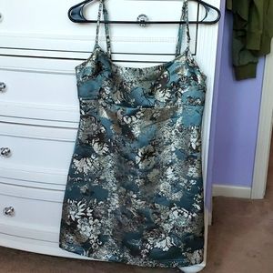 Urban Outfitters NWT Monette Jacquard BL Motif mini floral dress